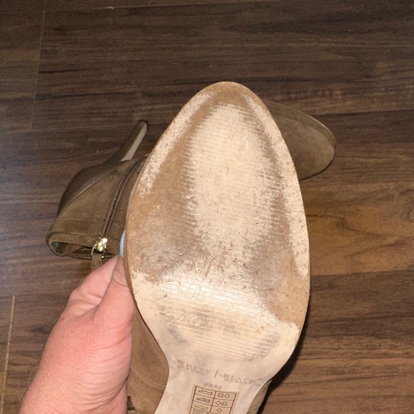 White House Black Market Brown Ankle Booties - Picture 4 of 9